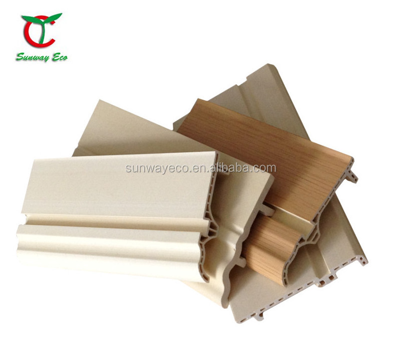 wholesale eco-friendly pvc floor accessories skirting board