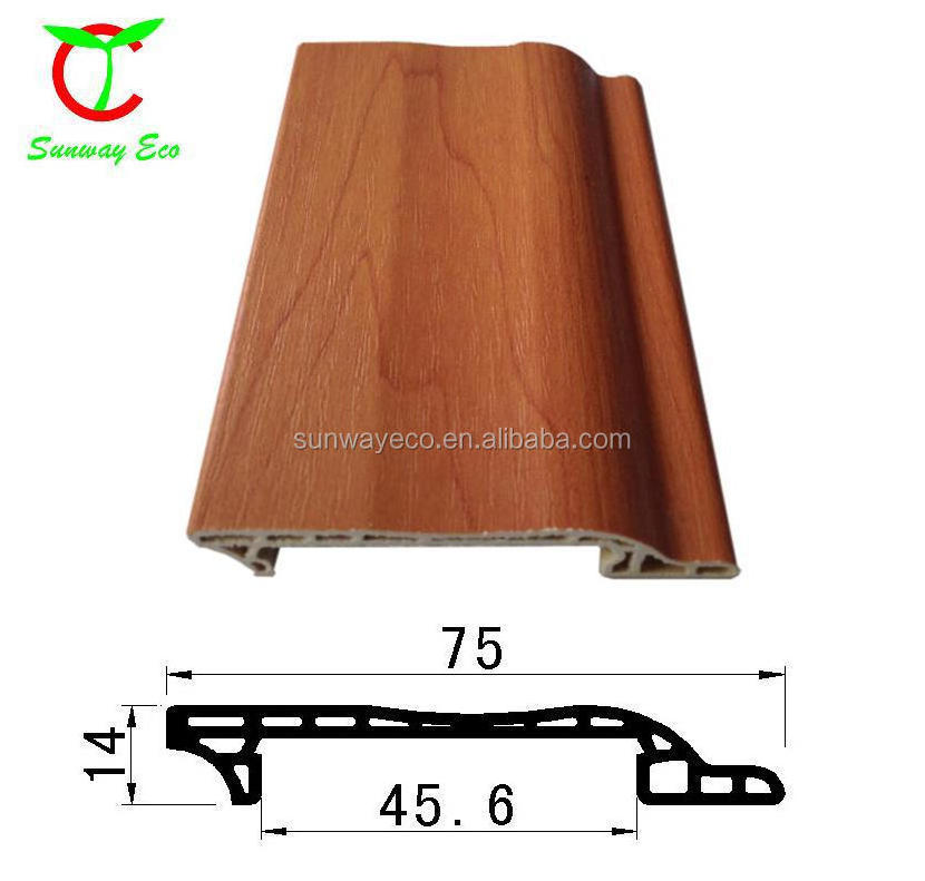 wholesale eco-friendly pvc floor accessories skirting board