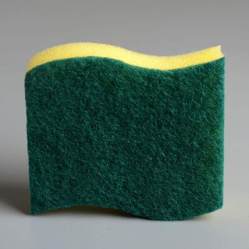 Non-Scratch Scrub Sponges & scouring pad for kitchen cleaning dishwashing sponge