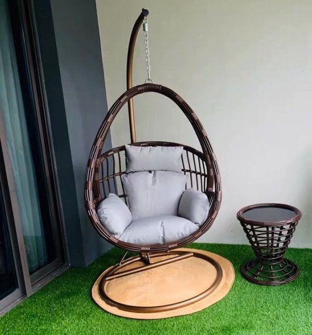 Nordic outdoor lounger hanging chair hanging basket lounge bar designer outdoor balcony furniture sun room courtyard