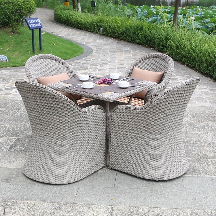 New Product Patio Rattan Outside Furniture Pool Outdoor Handmade PE Rattan Outdoor Furniture