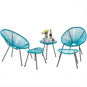 Outdoor  Furniture Patio Sets Bistro Set Balcony Garden Egg Chair Rattan Wicker Chair And Table Set