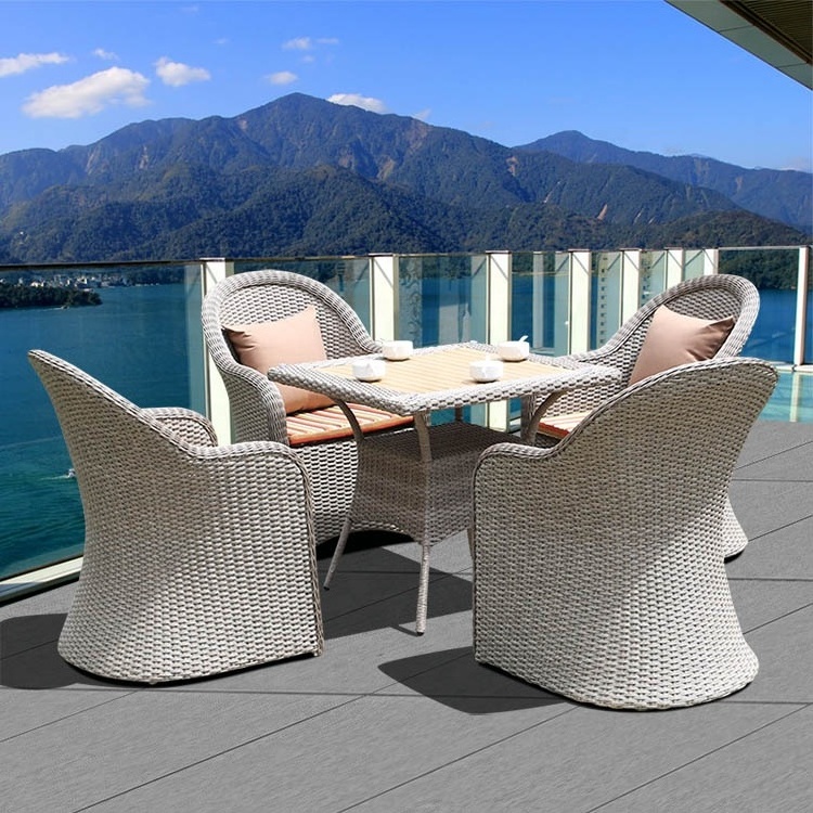 New Product Patio Rattan Outside Furniture Pool Outdoor Handmade PE Rattan Outdoor Furniture