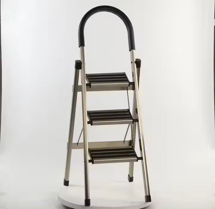 Aluminum Household Ladders Safety Non-Slip Folding Handrail Step Ladder