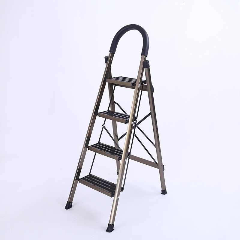 Aluminum Household Ladders Safety Non-Slip Folding Handrail Step Ladder