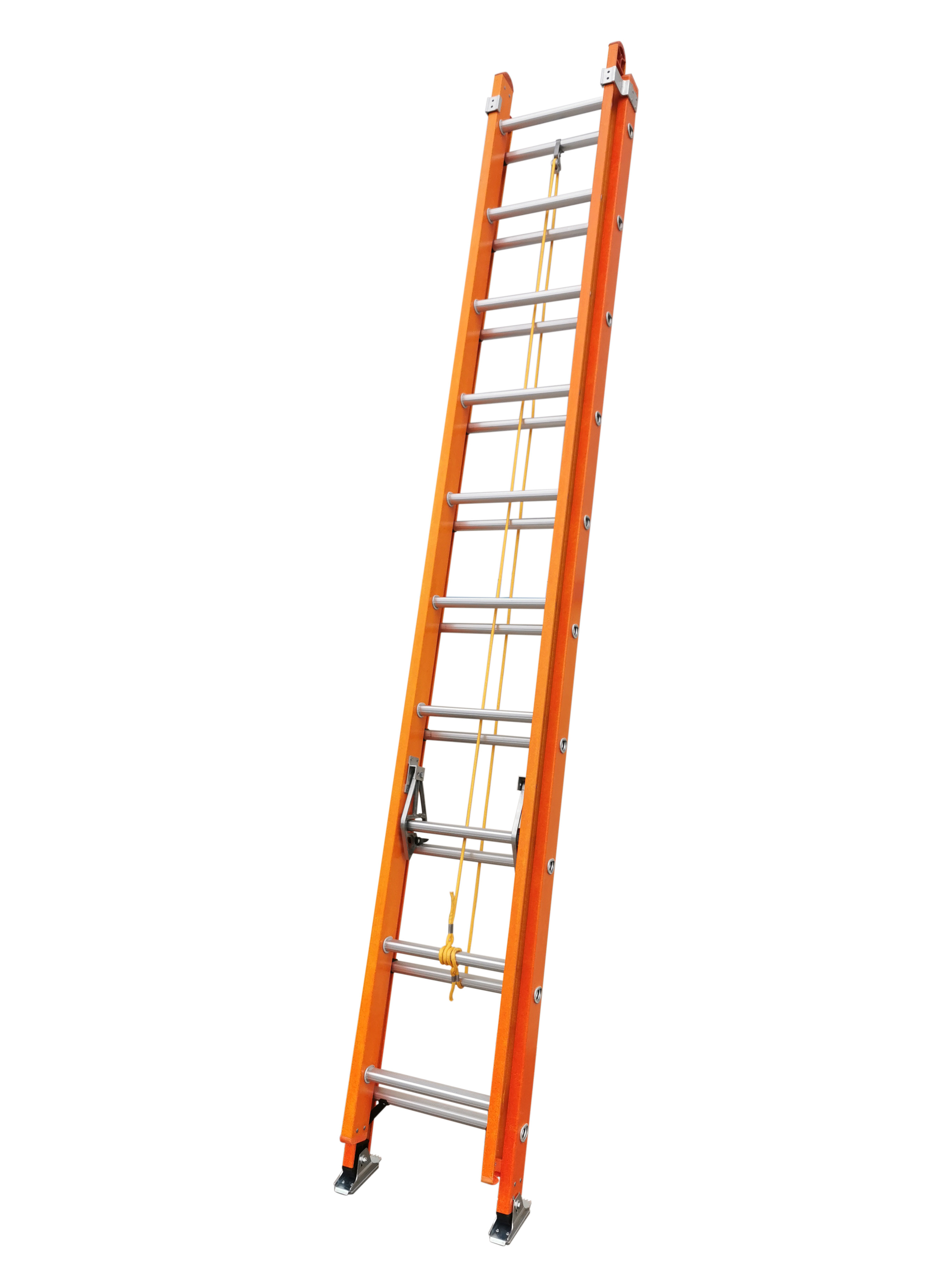 7-19 Step 3.8m-11m/12.5ft-36ft Safety Insulated Fiberglass Extension Industrial Ladder