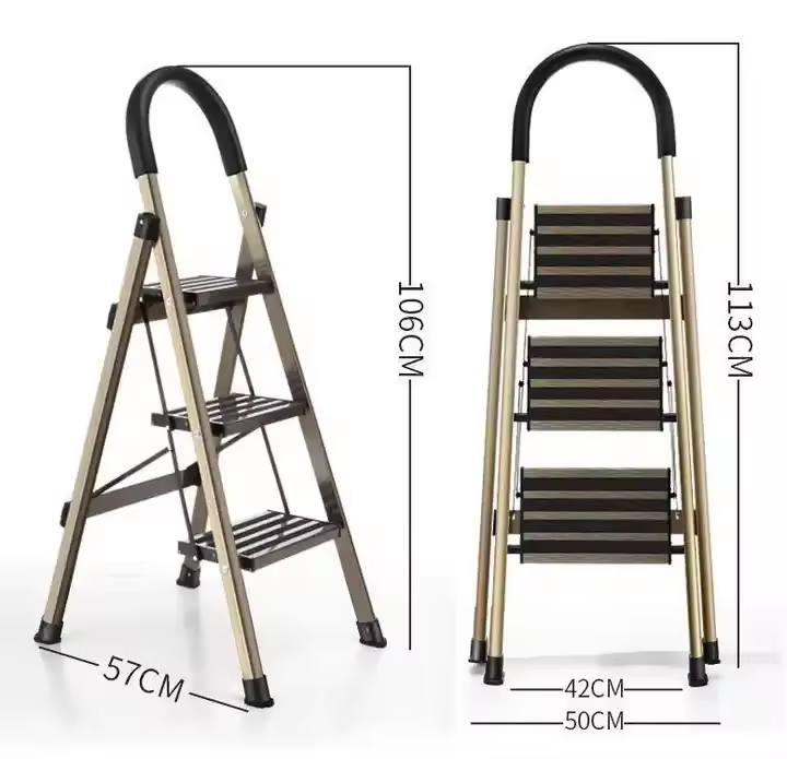 Promotional Household  Steps Ladder Foldable Aluminum Multi-Function Ladder