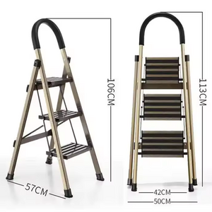 Promotional Household  Steps Ladder Foldable Aluminum Multi-Function Ladder