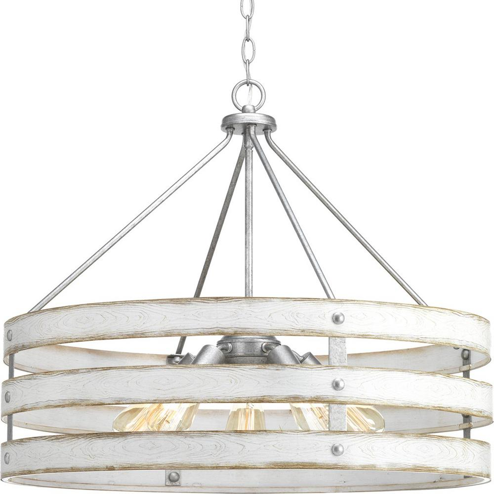 Nordic Rustic 5-Light Geometric Mesh Caged Pendant Ceiling Semi-Flush Mount For Living Dining Room Kitchen