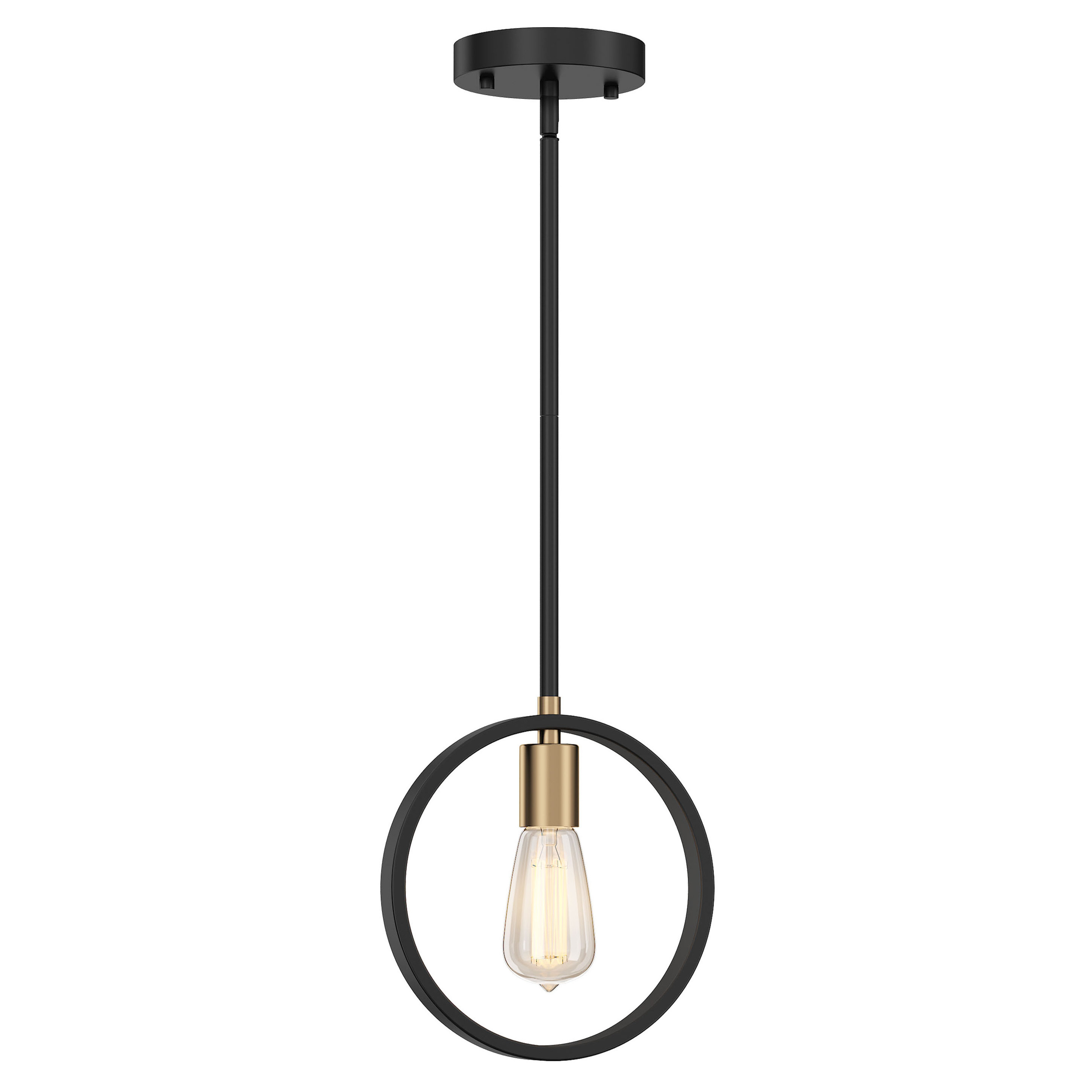 Modern Ceiling Light Fixture Black Brass Vintage Metal Ceiling Lighting Suitable for Dining Room Living Room Foyer Kitchen