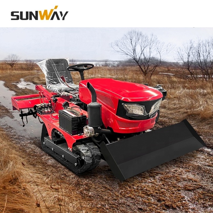 2023 New Rubber Track Crawler Traktor Farm Crawler Mini Tractor 4x4 Agriculture