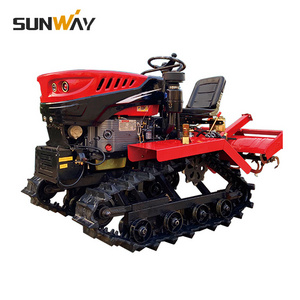 35HP Agricultural Rubber Track Tractors Chinese Small Farm Garden Mini Crawler Tractor for Sale