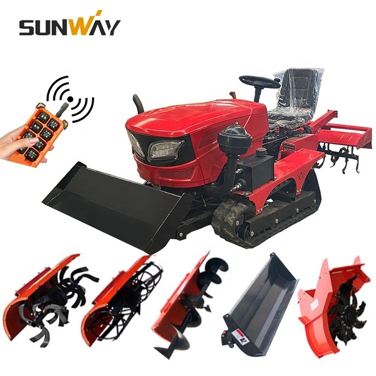 2023 New Rubber Track Crawler Traktor Farm Crawler Mini Tractor 4x4 Agriculture