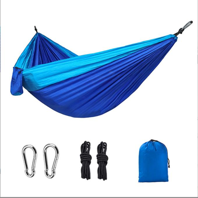 Hammock Swing Bed 1-2Person Anti-rollover Hammocks Max Load 300KG for Outdoor Camping Swings Parachute Cloth