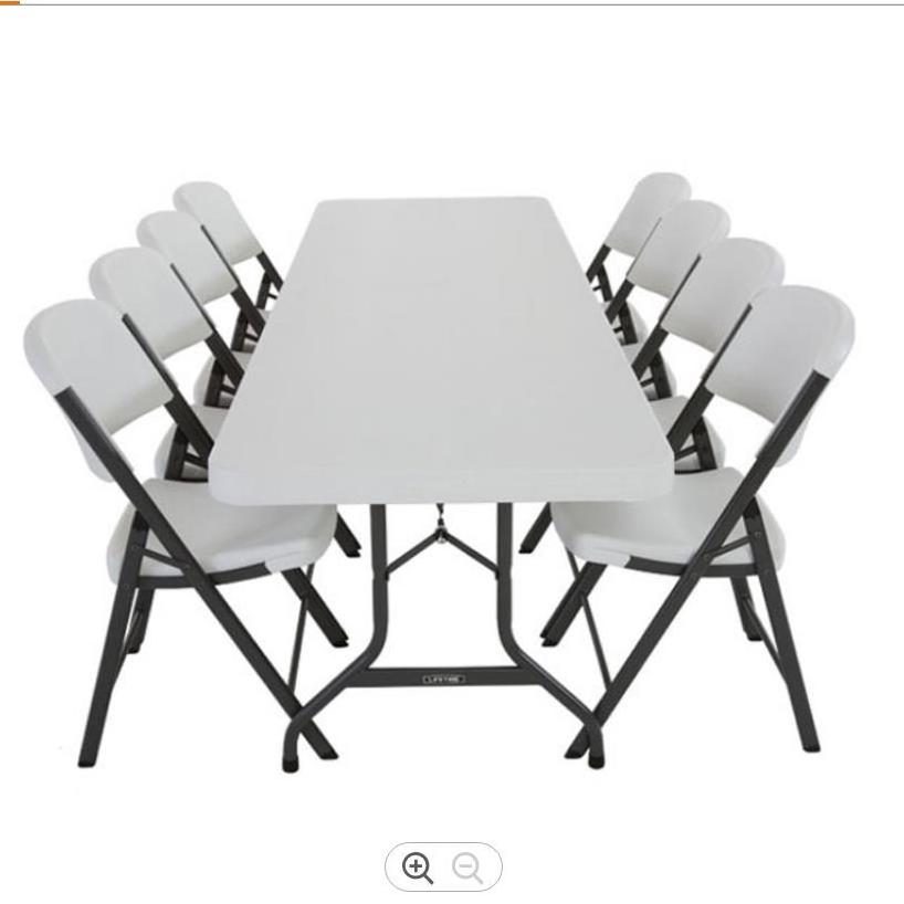 High Quality 6ft/8ft Outdoor Plastic Folding Tables for Events Folding Plastic Chair