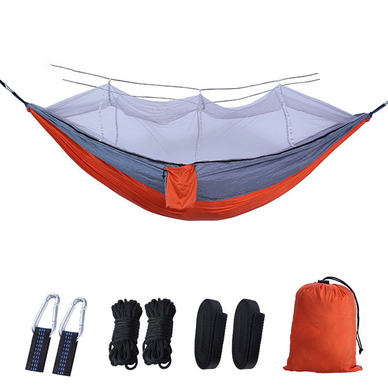 Mosquito Net Parachute Fabric Hammock Single and Double Camping Mosquito-proof Aerial Swing