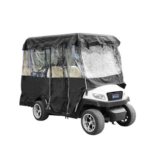 Golf Cart Cover with Door Suitable for 2 Seats or 4 Seats Deluxe Edition