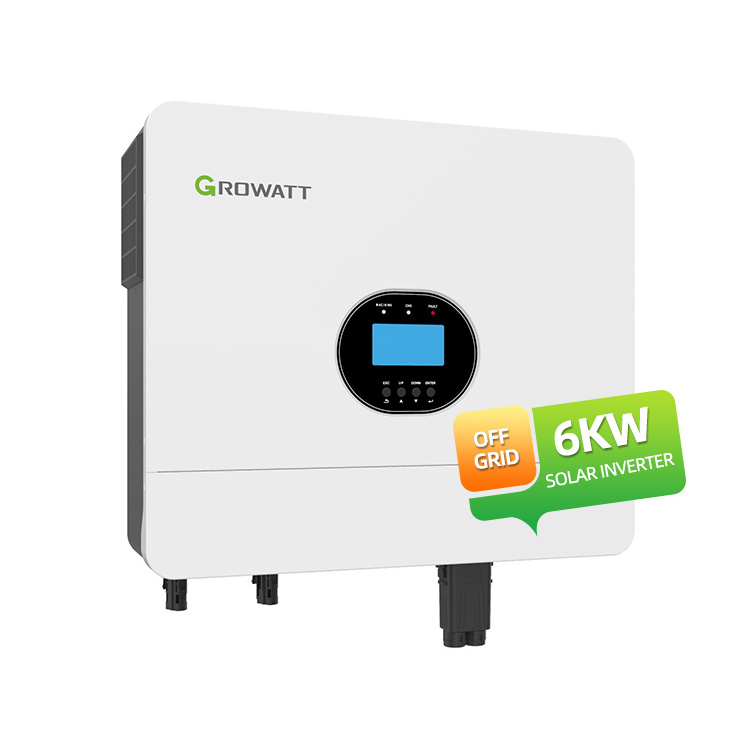 Growatt Wholesale Single Phase Solar Inverter SPF6000 inverters 48vdc to 120 vac with 6000 watts