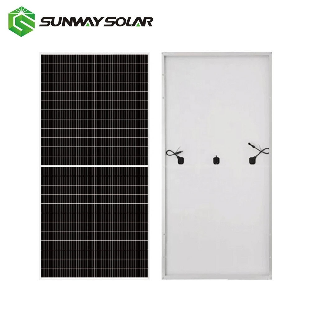 Sunway high quality 9bb solar panels 405w half-cell panels solar 400w mono solar panels