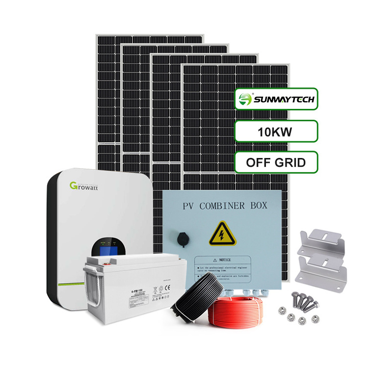 Sunway Best selling solar panels kit off grid solar energy system with battery inverter