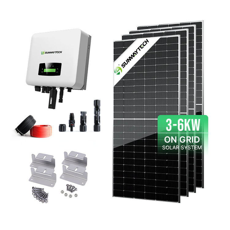 US standard 5kw solar system 10kw split phase inverter Solar Panel Kit On Grid