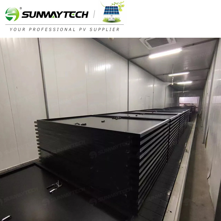 Sunway solar power panels 550 w precio de paneles solares 550watt hjt stock 550w 560w solar panel