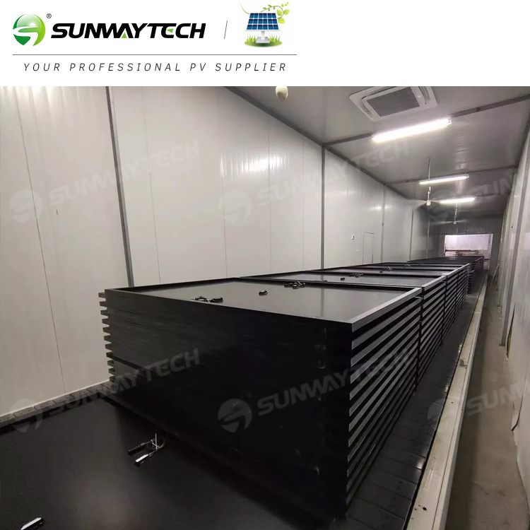 Rotterdam Warehouse Full Screen All Black Solar Panels 400 Watt 410W 415W 425W Monocrytalline DDP Price Solar Panel