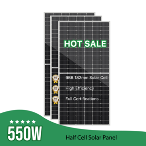 450w 480w 500w 550w power mono half cell solar panel 1000w price 600 watt pv module