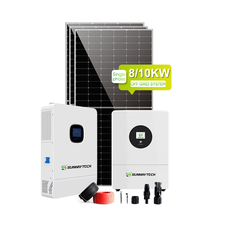 Sunway new system 8kw 10kw solar power system residential off grid solar energy system home