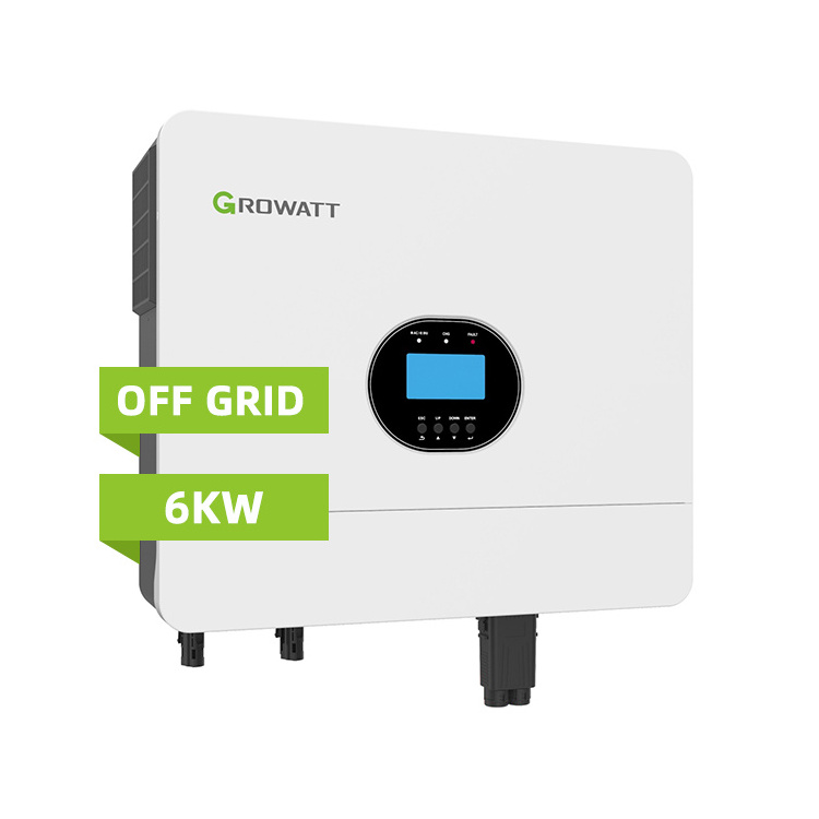 Growatt Wholesale Single Phase Solar Inverter SPF6000 inverters 48vdc to 120 vac with 6000 watts