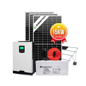 10kw Complete Solar off Grid Power Supply 8kw 10kw 15 Kw Home Solar Energy Three Phase Energy Storage System with Battery