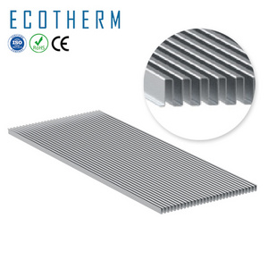 Ecotherm oem customized large size flexible aluminum heat sink bars fold heat sink