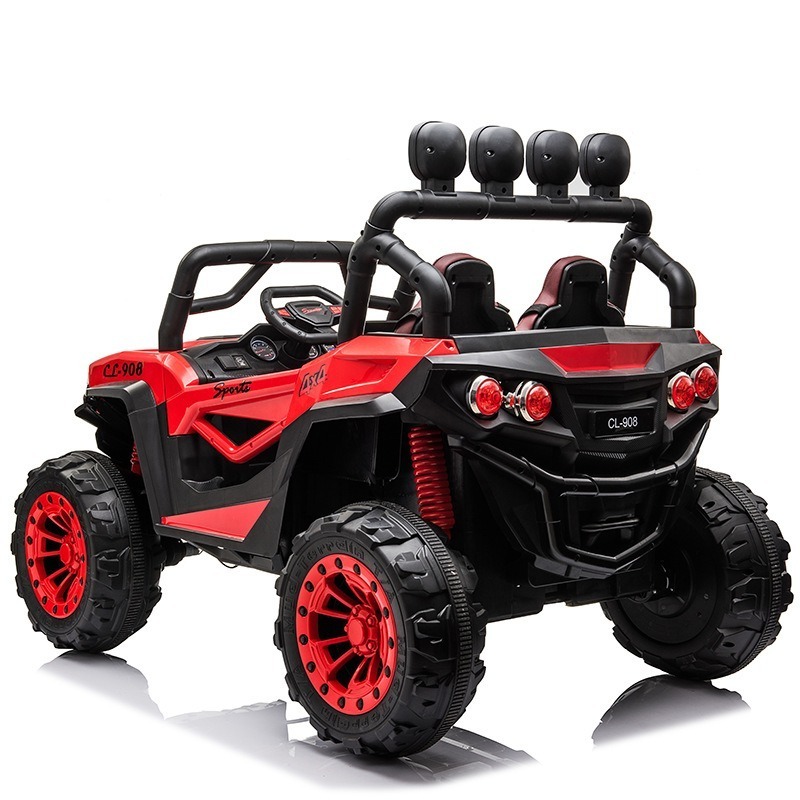 New Arrival 4 wheels 4 motors big power 12V 11A battery off Rode Ride on Car  Spring Toys Electric Car Child 4x4