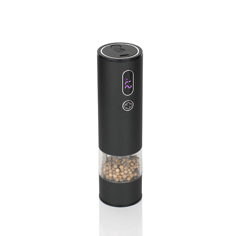 Sunway 2023 Fresh Kitchen One Hand Electric Spice Grinder Wheat Straw Salt and Pepper Electric Mill Kitchen and Bar Tools