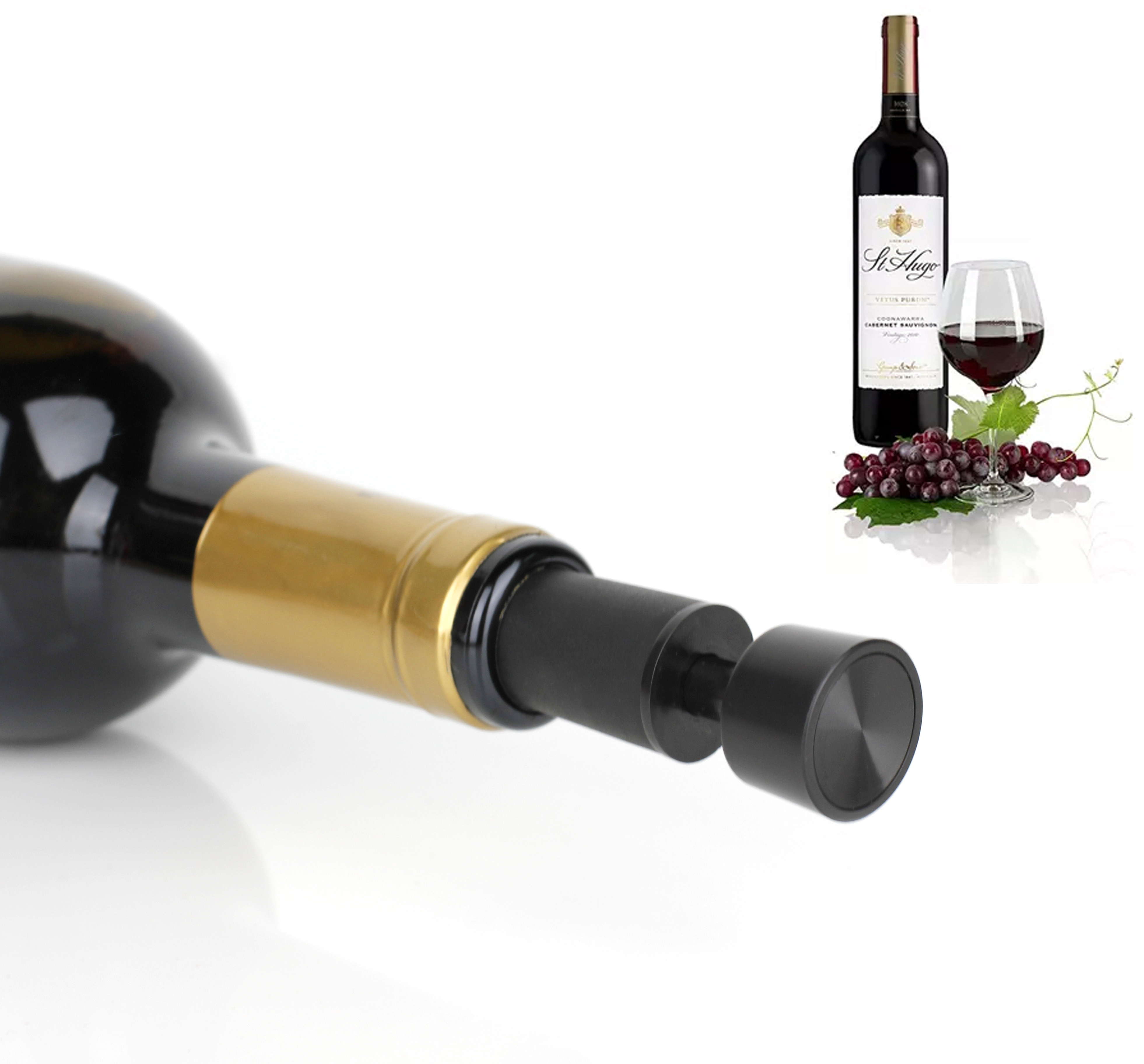 Hot Selling Products 2022 Cheap Wine Accessories Bottle Stopper Custom Vacuum Sealed Saver for Giveaway