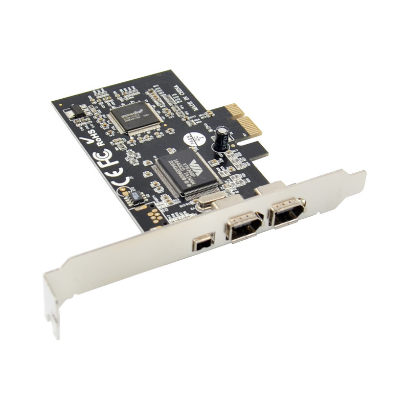 Sunweit ST21 PCI-E FIREWIRE IEEE 1394 2+1 3 PORT  PCI-E Firewire Controller Card IEEE 1394 Adapter