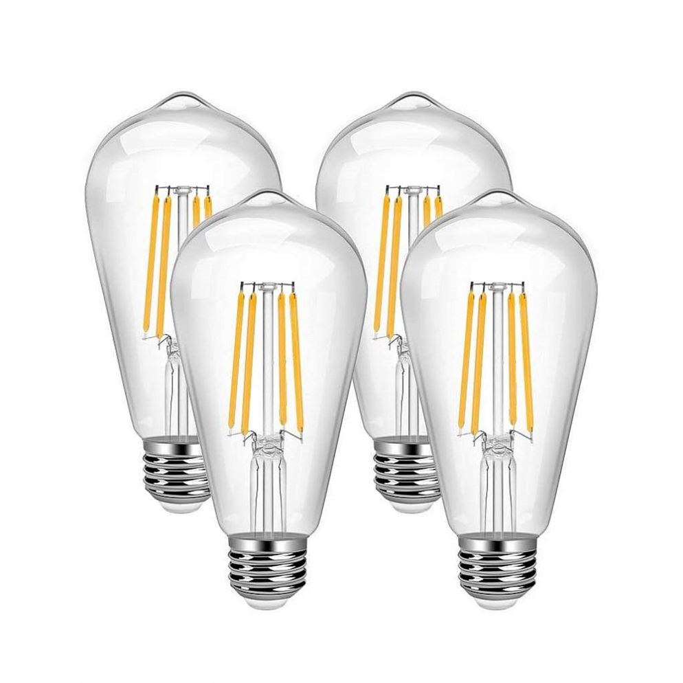 ETL PES SAA B22 E26 E27 12v 24v 36v Edison filament Bulb 4w 6w 8w 10w 12w led filament st64