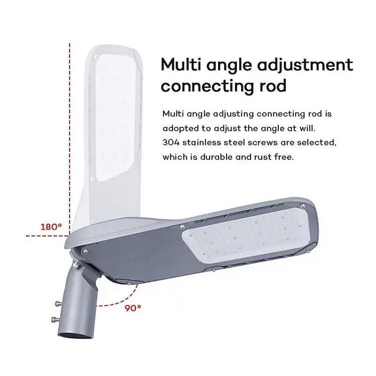 CE NOM SASO SAA ETL IK10 Photocell Parking Lots LED Lamp 50w 100w 150w 200w street light housing die cast