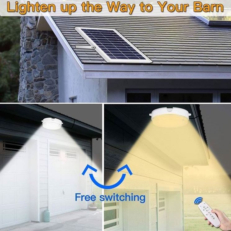 Indoor wall solar led ceiling light 50w 100w 150w 200w solar light bulb for ceiling