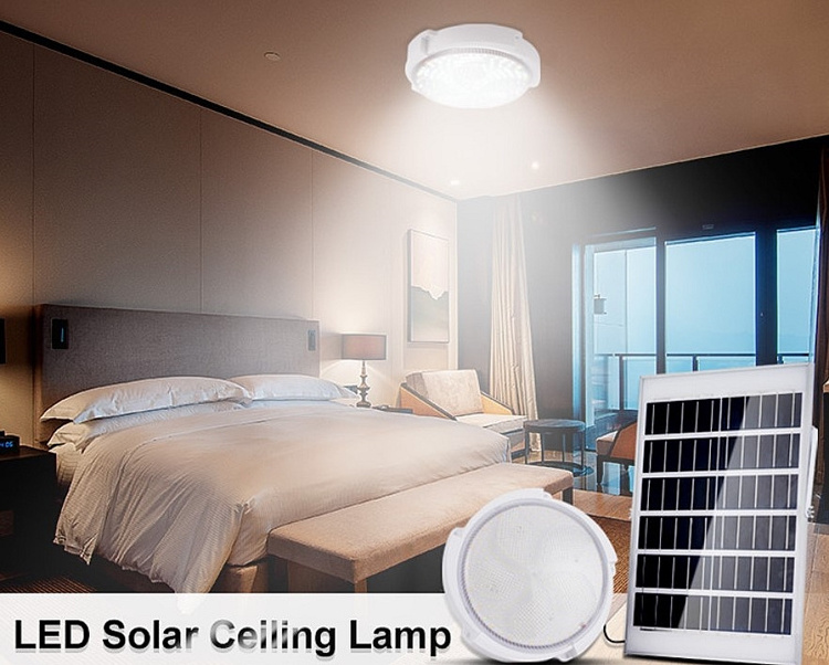 Indoor wall solar led ceiling light 50w 100w 150w 200w solar light bulb for ceiling