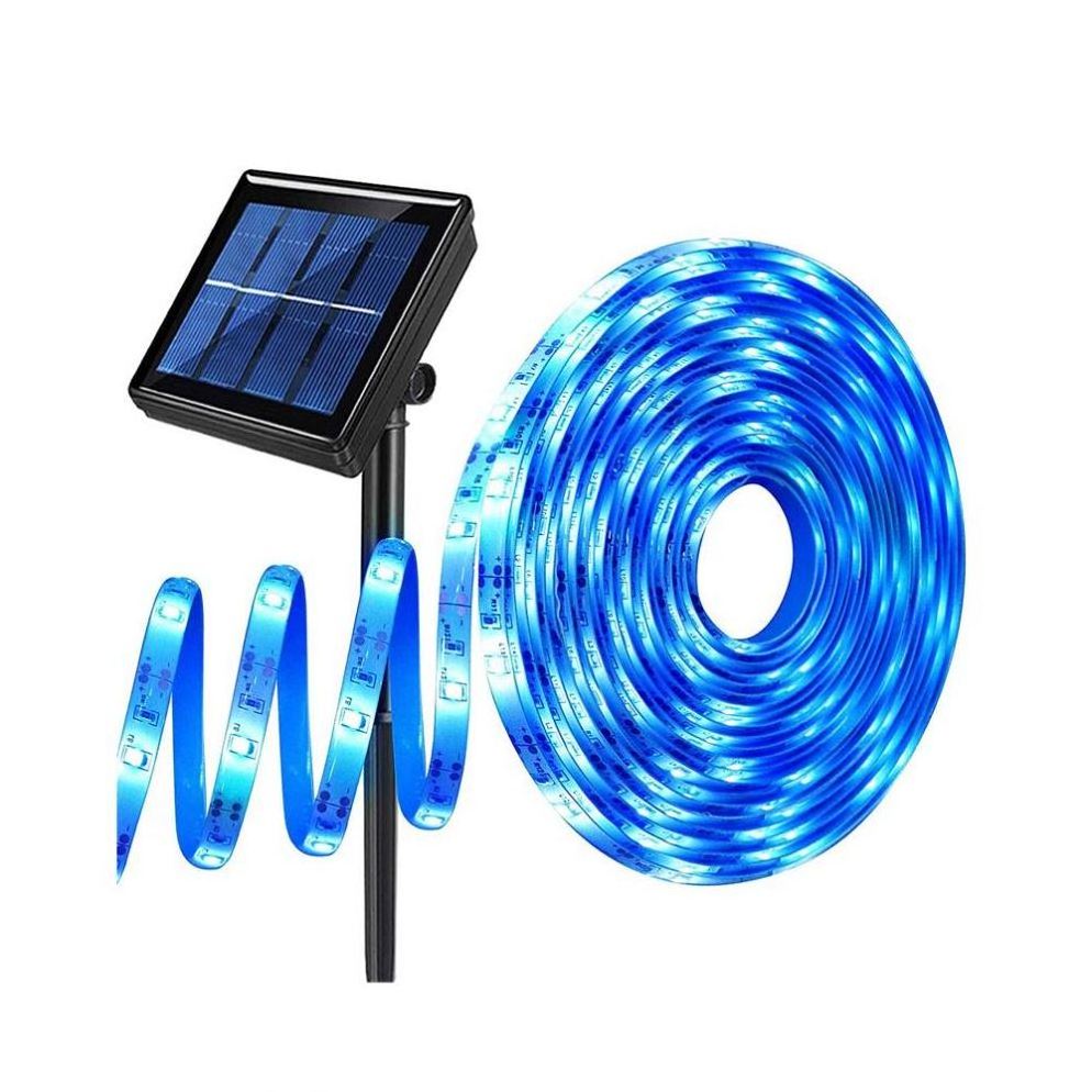 garden pool tree flag pole light flexible waterproof solar led strip light 5m 10m solar powered led light strip