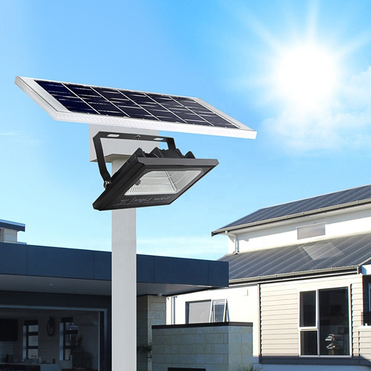 12V 24V solar motion flood light 25w 40w 60w 100w 200w