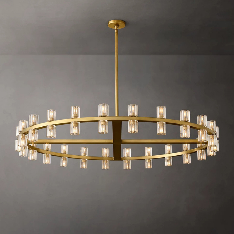 Sunwe Fashion Art Deco Modern Brass Chandelier Ceiling Light Mid Century Pendant Light Luxury Home hotel decoration lighting