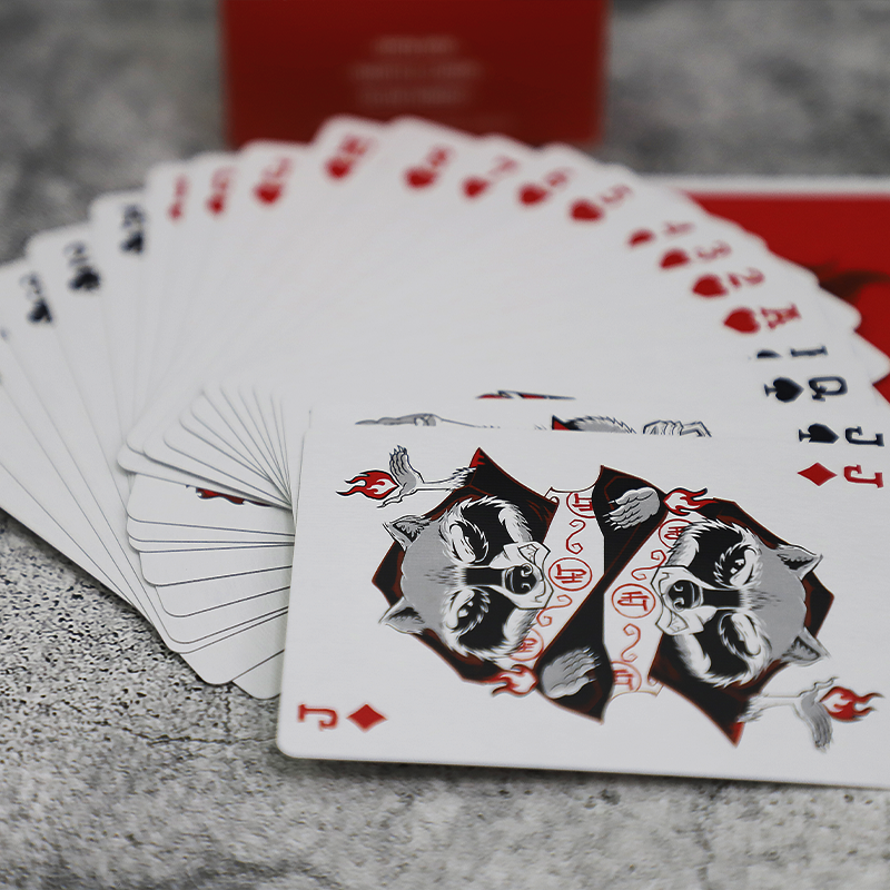 Custom design unique logo playing poker cards sublimation playing card blank manufacture