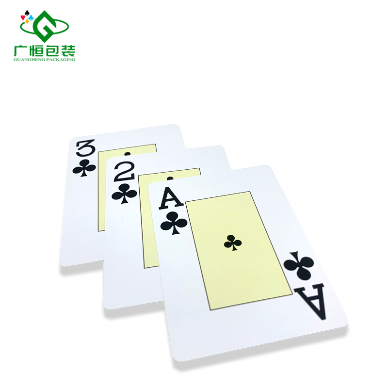 Custom Printed High Quality Playing Game Cards Double Deck Plastic Playing Poker Cards