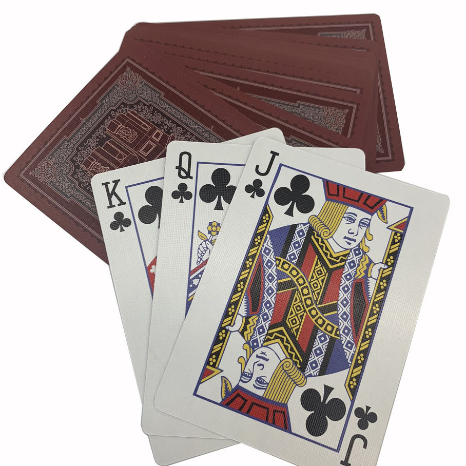 Wholesale Manufacturer Printing Logo 63*88/57*87Mm Game Poker Playing Card Paper Board