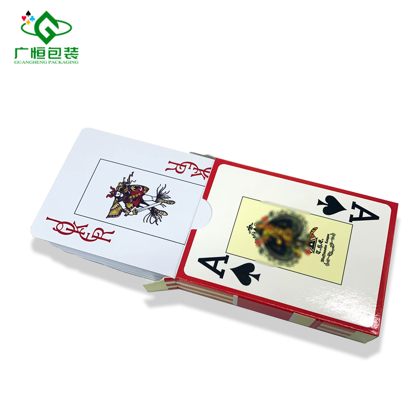 Custom Printed High Quality Playing Game Cards Double Deck Plastic Playing Poker Cards