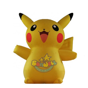 Hot sale inflatable pikachu, inflatable pikachu mascot costume,inflatable pokemon for advertising