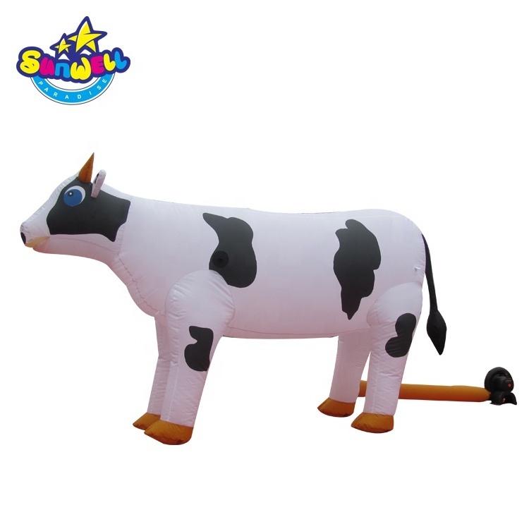 2023 new advertising inflatable cow, giant inflatable cow, inflatable milk cow