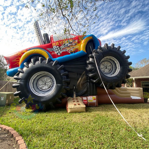 Customized inflatable Grave digger monster truck bounce house jumping bouncy castle